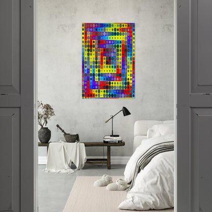 Orion Gris - 1969 - Victor Vasarely Brushed Aluminum Print - 70x100 cm / 28x40 inches | Victor Vasarely Aluminum Print | Victor Vasarely Prints
