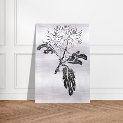 CHRYSANTHEMUM - MC Escher Brushed Aluminum Print - 70x100 cm / 28x40 inches | MC Escher Aluminum Print | MC Escher Prints | Maurits Cornelis Escher Prints