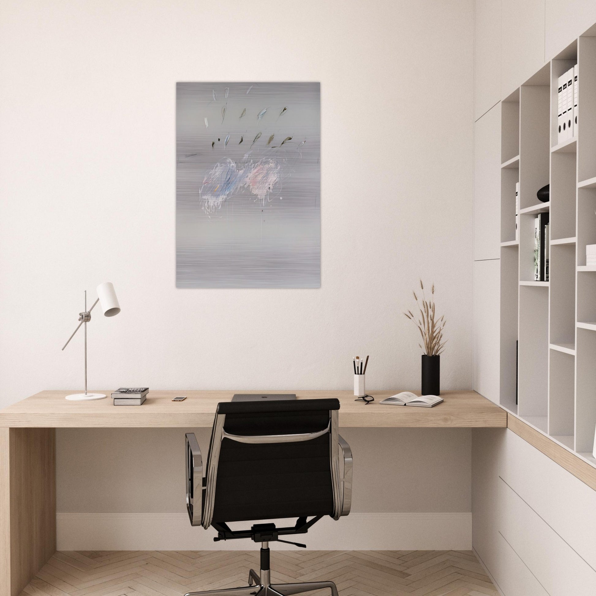 Nine Discourses on Commodus, Part VI - Cy Twombly Brushed Aluminum Print - 70x100 cm / 28x40 inches | Cy Twombly Aluminum Print | Cy Twombly Prints