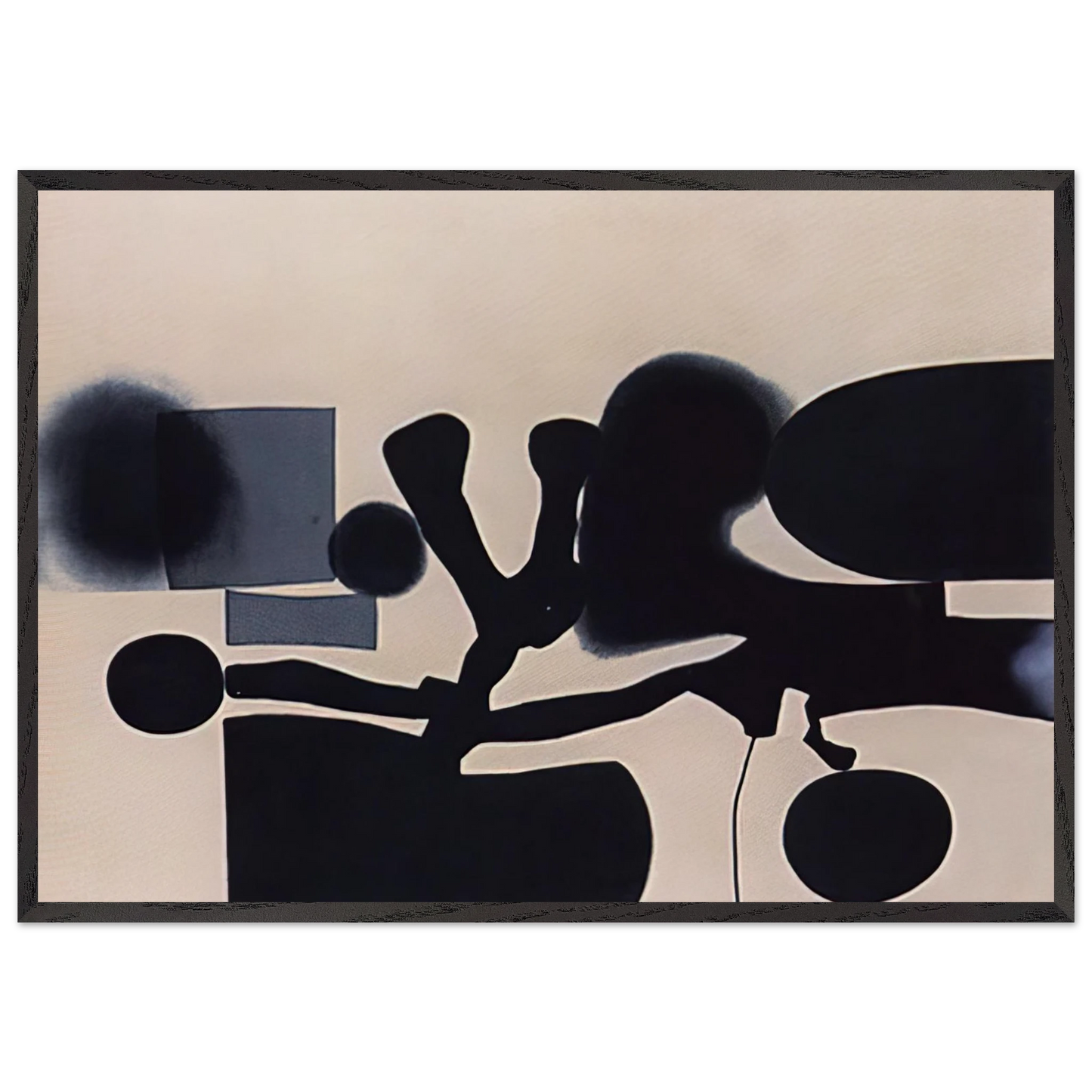 Harmony of Opposites - 1986 - Victor Pasmore 70x100 cm / 28x40 inches Framed Art Print – Black Wooden Frame