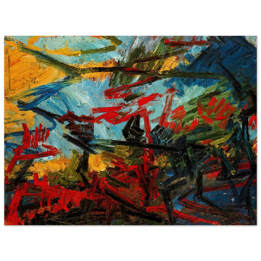 Frank Auerbach - BACCHUS AND ARIADNE  75x100 cm / 30x40inches Fine Art Poster