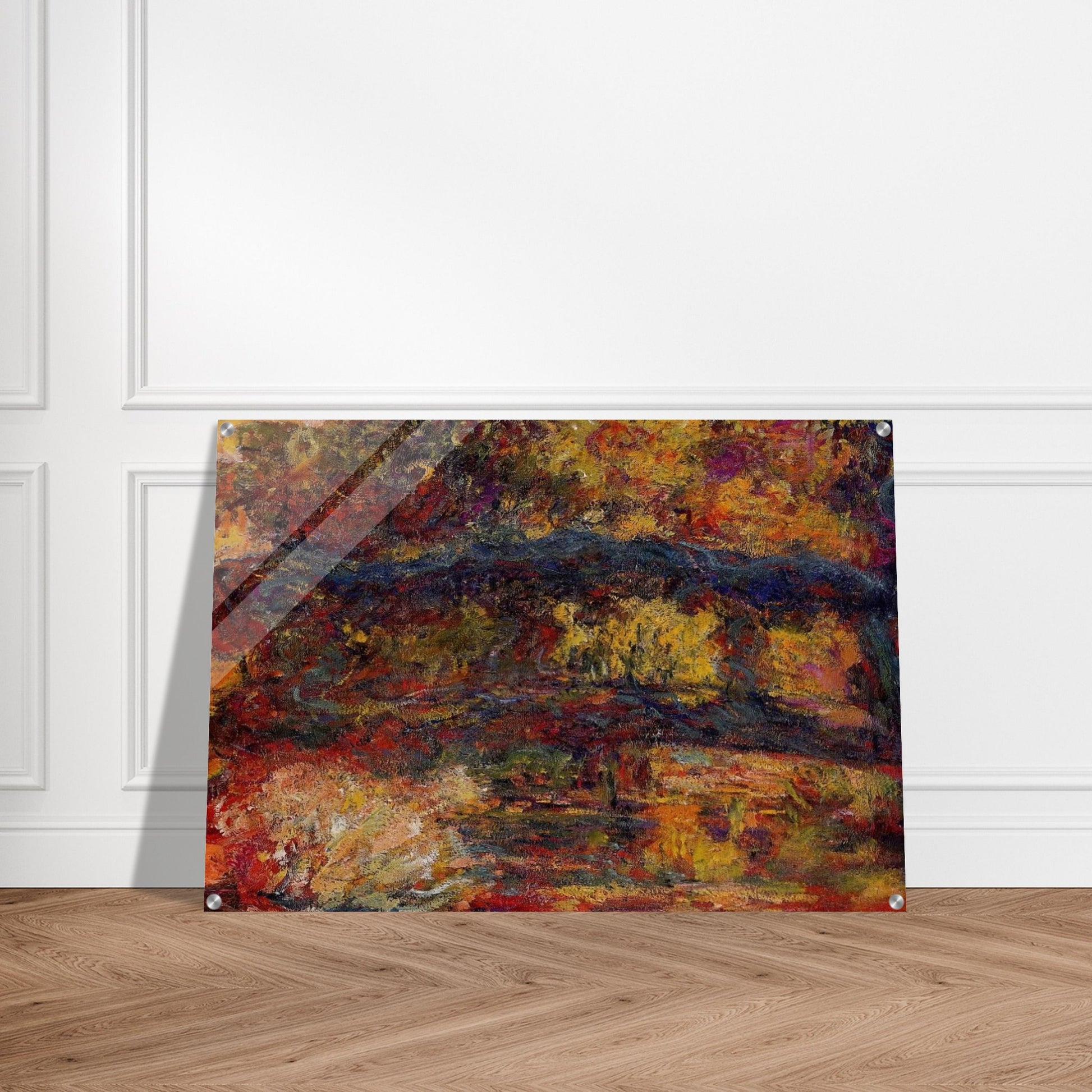 The Japanese Bridge 5 - claude monet Acrylic Print - 70x100 cm / 28x40″ inches | claude monet Wall Art | claude monet Prints