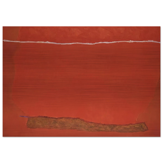 Infinity Field, Lefkada Series - Color Field Painting - Theodoros Stamos Brushed Aluminum Print - 70x100 cm / 28x40 inches | Theodoros Stamos Aluminum Print | Theodoros Stamos Prints
