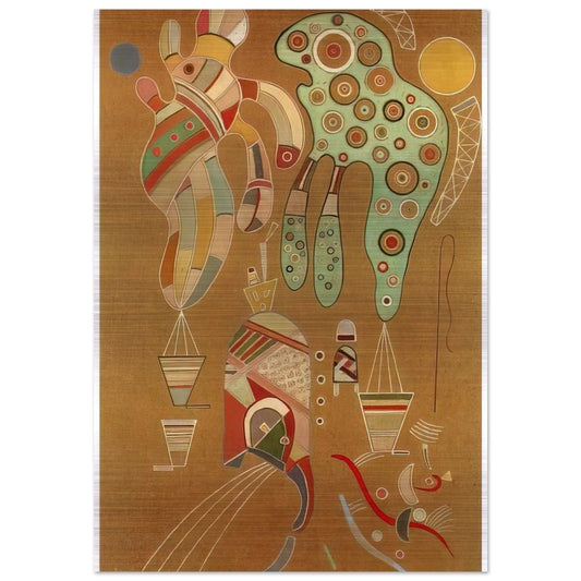 UNTITLED 1941 1 - Wassily Kandinsky Brushed Aluminum Print - 70x100 cm / 28x40 inches | Wassily Kandinsky Aluminum Print | Wassily Kandinsky Prints