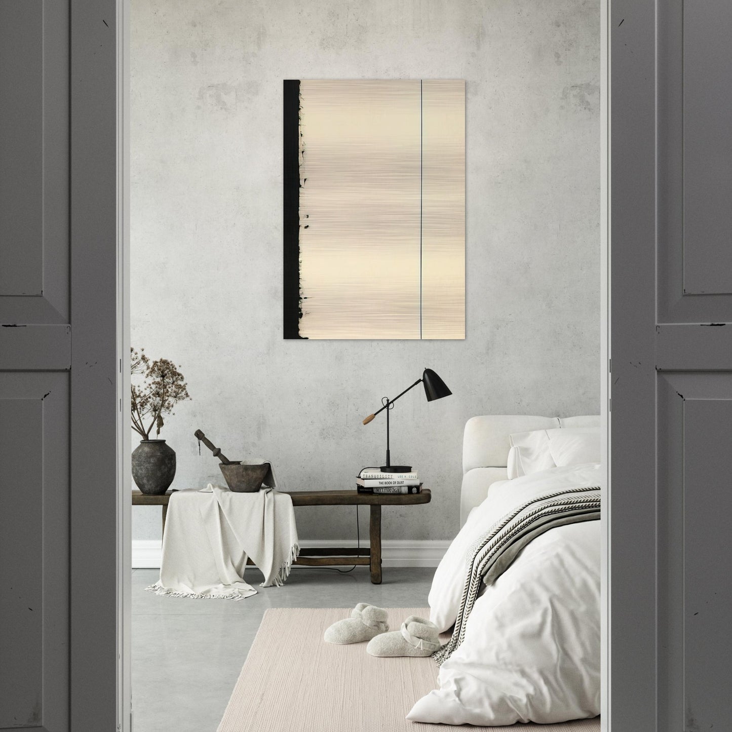 The Station of the Cross - Fifth Station - Barnett Newman Brushed Aluminum Print - 70x100 cm / 28x40 inches | Barnett Newman Aluminum Print | Barnett Newman Prints
