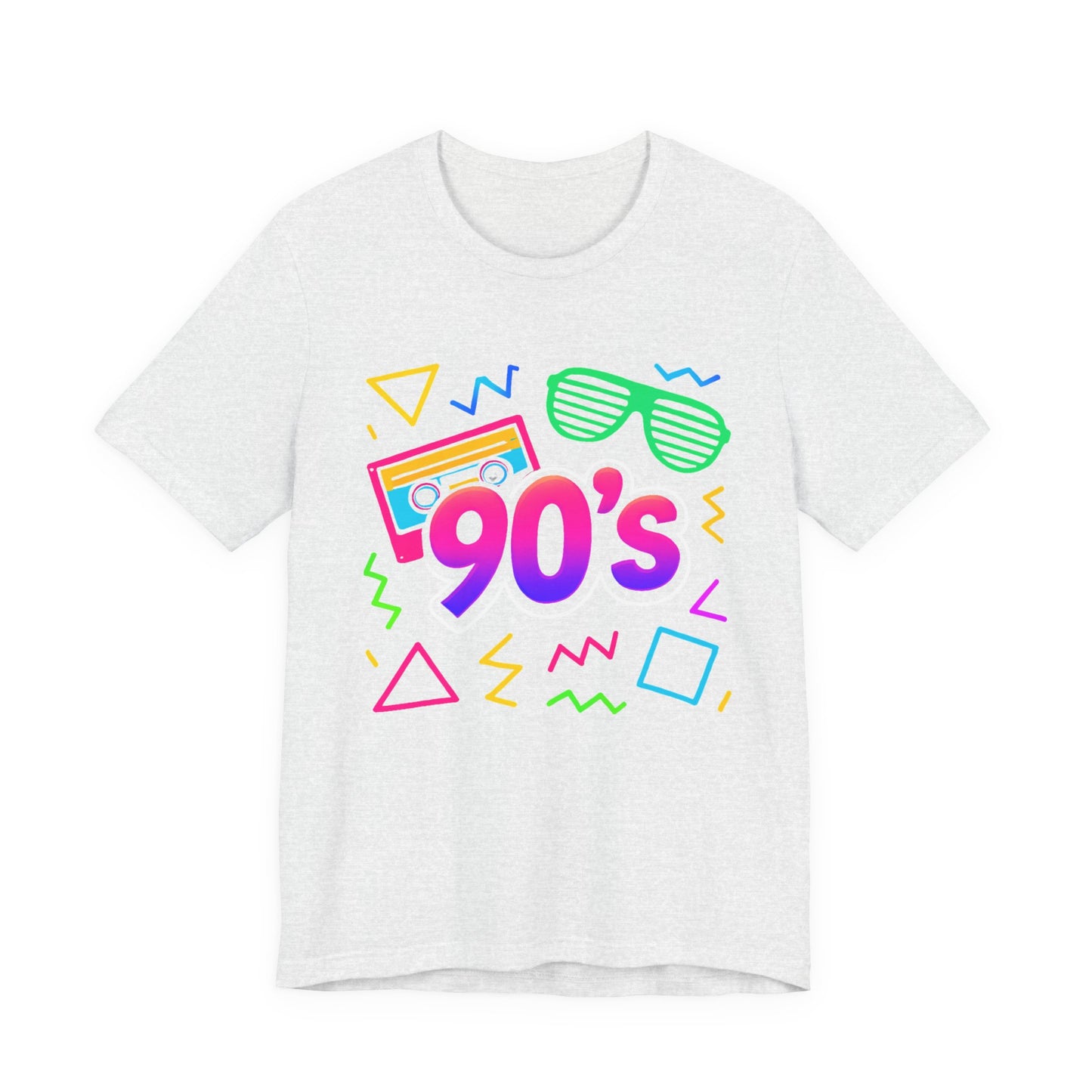 Música de la vieja escuela de los 90: ambiente arcade, clásico vintage de los 90. Camiseta retro de los 90 con la frase "Amo los años noventa".