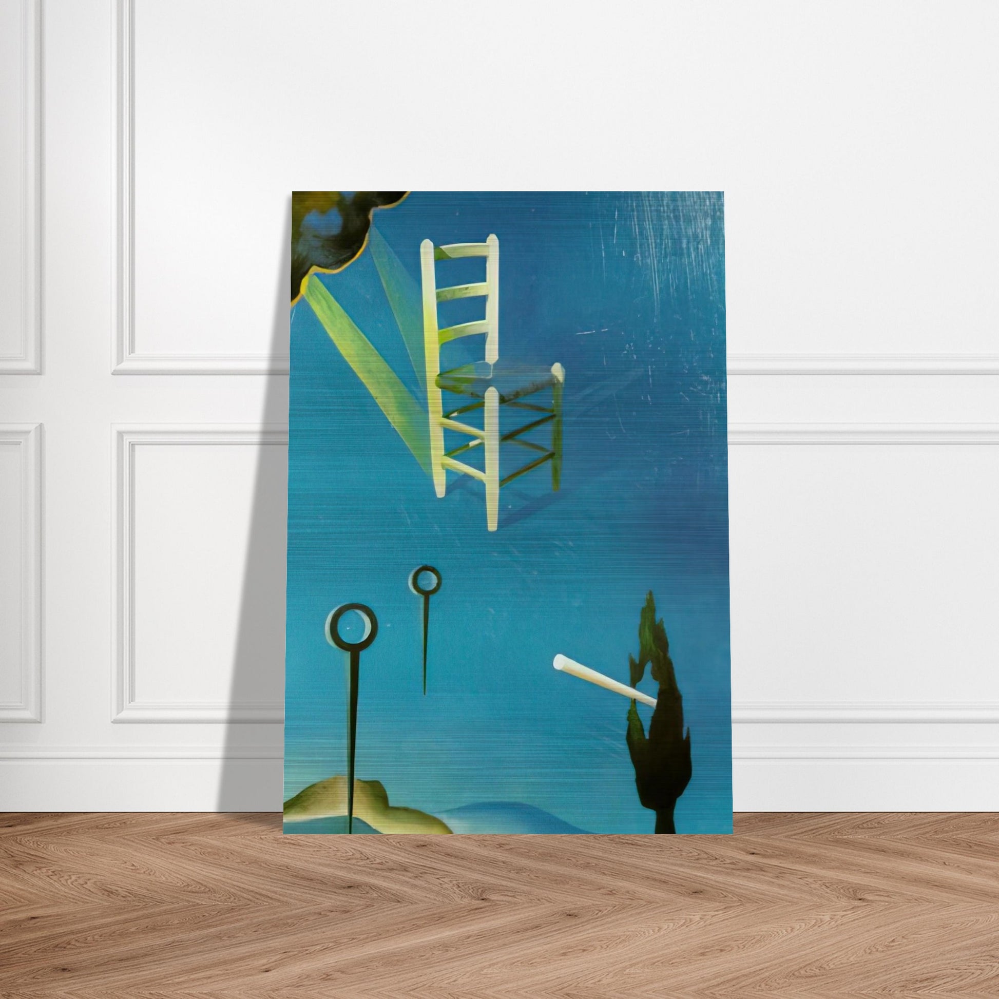THE CHAIR 1 - Salvador Dali Brushed Aluminum Print - 70x100 cm / 28x40 inches | Salvador Dali Aluminum Print | Salvador Dali Prints