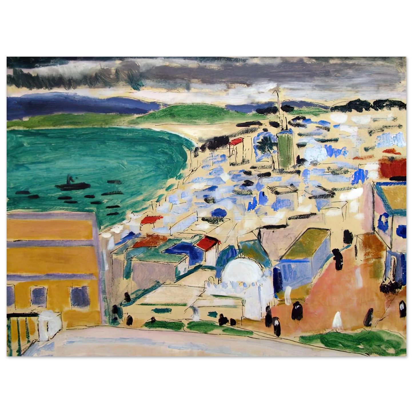 Henri Matisse - THE BAY OF TANGIER 1912  75x100 cm / 30x40inches Fine Art Poster