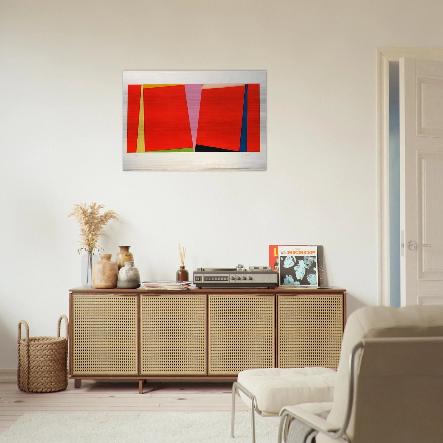 Untitled - 1970 - Larry Zox Brushed Aluminum Print - 70x100 cm / 28x40 inches | Larry Zox Aluminum Print | Larry Zox Prints