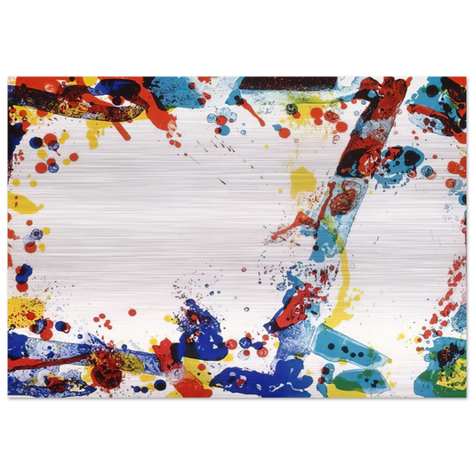 Green Ring - Sam Francis Brushed Aluminum Print - 70x100 cm / 28x40 inches | Sam Francis Aluminum Print | Sam Francis Prints