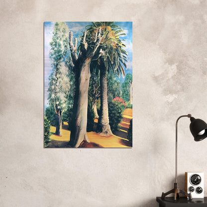 EUCALYPTUS AND PALM 1935 - Moise Kisling Brushed Aluminum Print - 70x100 cm / 28x40 inches | Moise Kisling Aluminum Print | Moise Kisling Prints