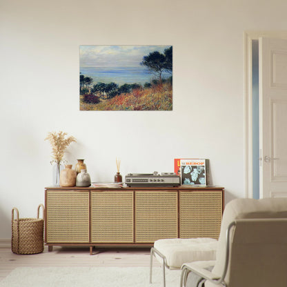 The Coast of Varengeville - claude monet Brushed Aluminum Print - 70x100 cm / 28x40 inches | claude monet Aluminum Print | claude monet Prints