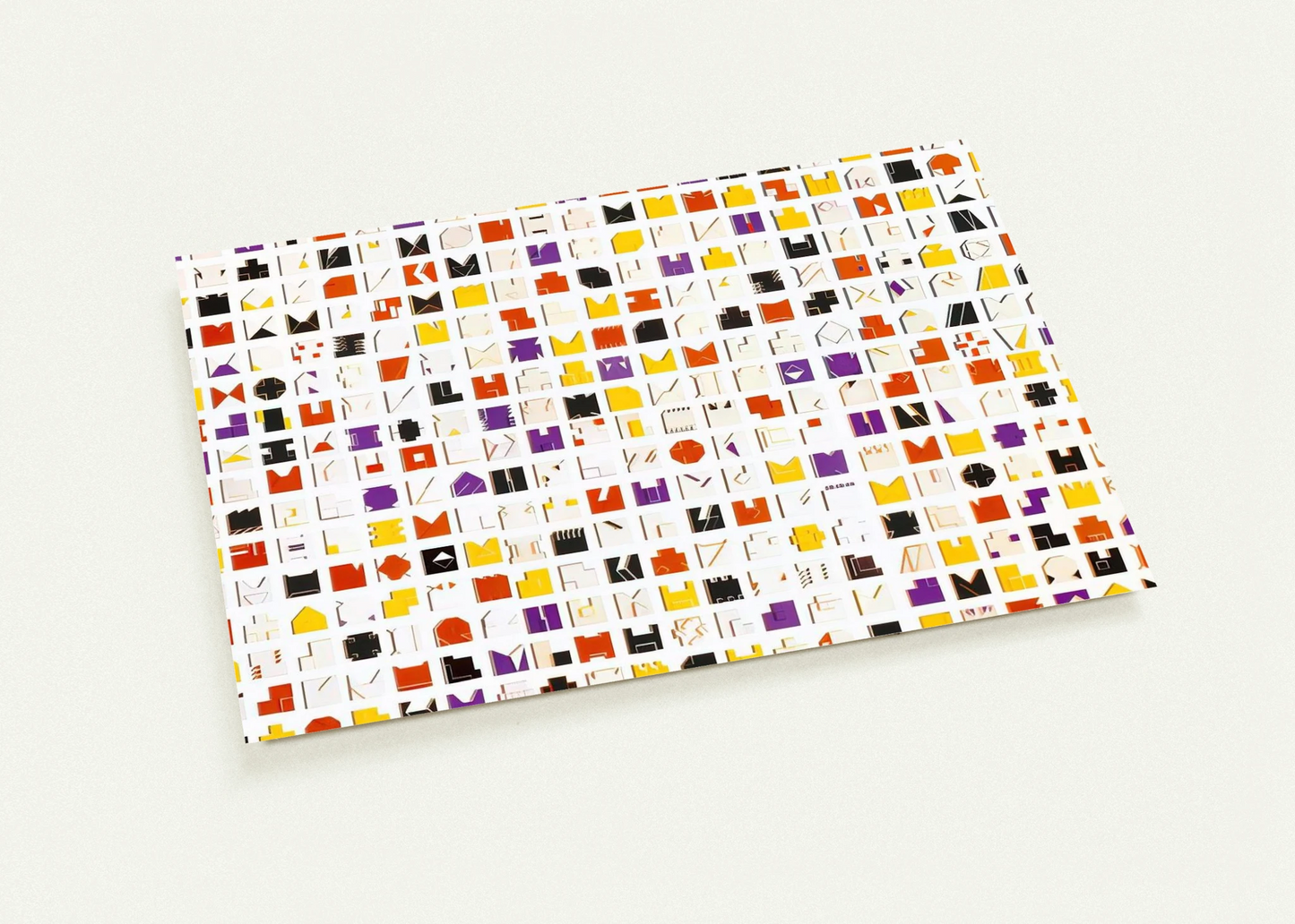 Book of Time - 1961 By Lygia Pape Pack of 10 Post Cards | Lygia Pape Post Cards | A6 (10.5 x 14.8 cm) - 4.1 x 5.8 inches