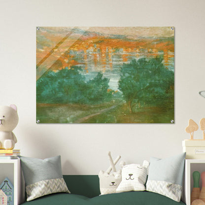 LANDSCAPE CADAQUES - Salvador Dali Acrylic Print - 70x100 cm / 28x40″ inches
