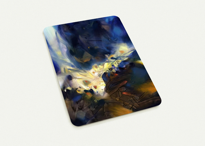 LE SOUFFLE QUI LIBERE LA MATIERE 2006 By Chu teh Chun Pack of 10 Post Cards | Chu teh Chun Post Cards | A6 (10.5 x 14.8 cm) - 4.1 x 5.8 inches