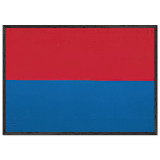 Untitled - Color Field Painting N3 - Blinky Palermo 70x100 cm / 28x40 inches Framed Art Print – Black Wooden Frame