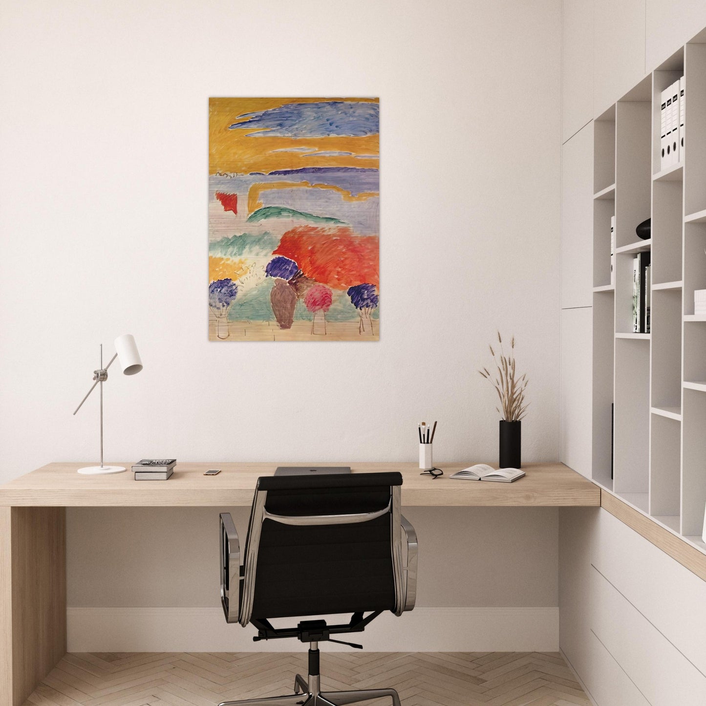 OPEN WINDOW AT TANGIER 1913 - Henri Matisse Brushed Aluminum Print - 70x100 cm / 28x40 inches | Henri Matisse Aluminum Print | Henri Matisse Prints