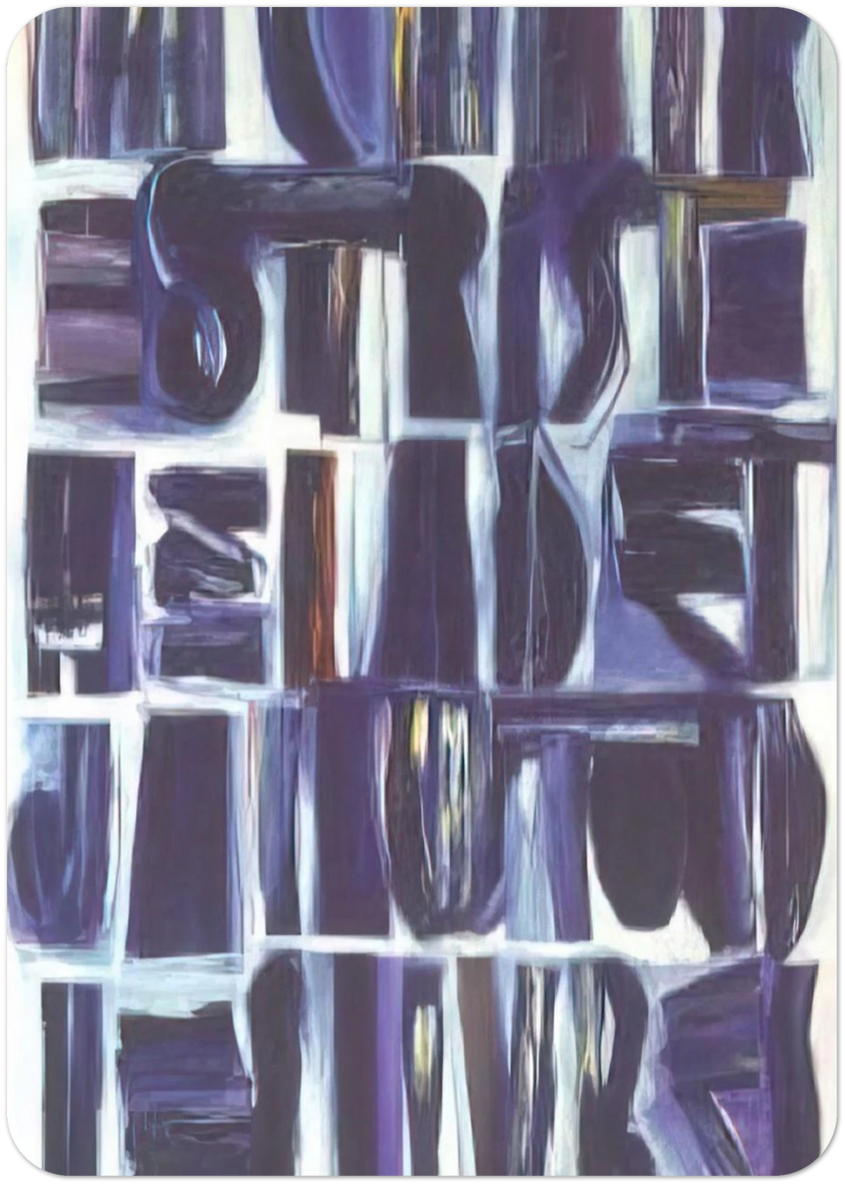 La chair este triste - 1966 By Joao Vieira Pack of 10 Post Cards | Joao Vieira Post Cards | A6 (10.5 x 14.8 cm) - 4.1 x 5.8 inches
