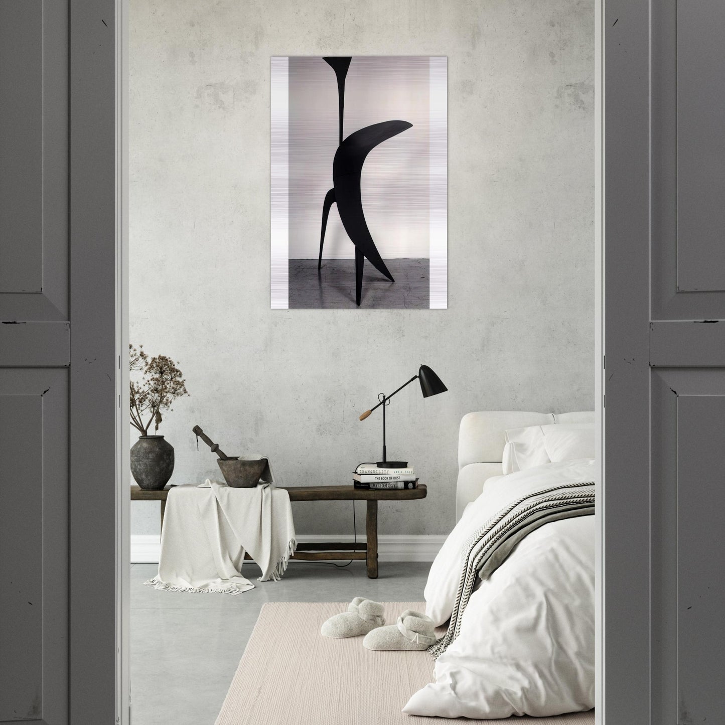 THE BIG EAR 1943 - Alexander Calder Brushed Aluminum Print - 70x100 cm / 28x40 inches | Alexander Calder Aluminum Print | Alexander Calder Prints
