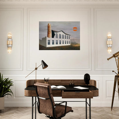 THE REVEALING OF THE PRESENT 1936 - Rene Magritte Brushed Aluminum Print - 70x100 cm / 28x40 inches | Rene Magritte Aluminum Print | Rene Magritte Prints