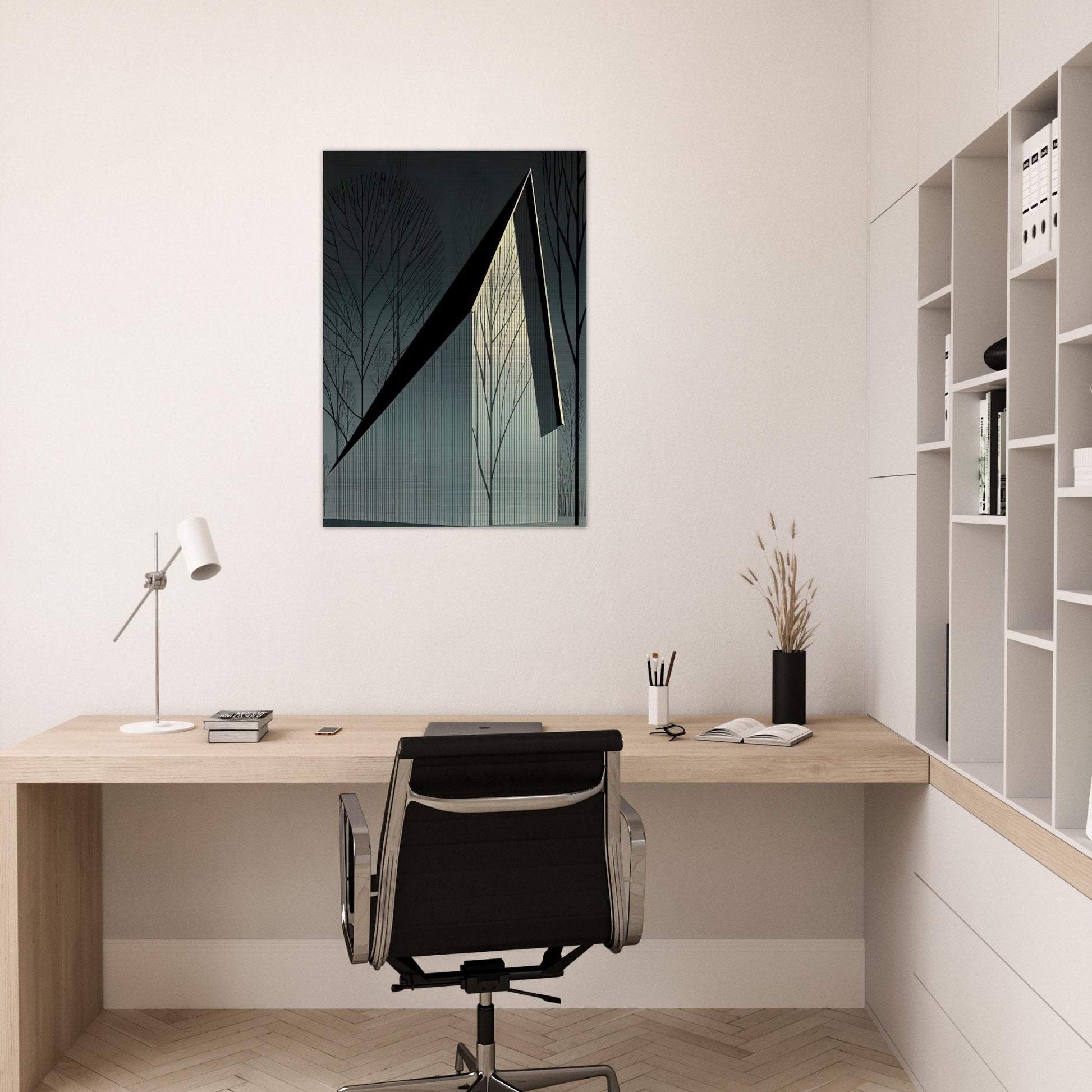 Pearl - Eyvind Earle Brushed Aluminum Print - 70x100 cm / 28x40 inches | Eyvind Earle Aluminum Print | Eyvind Earle Prints
