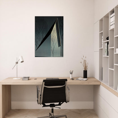 Pearl - Eyvind Earle Brushed Aluminum Print - 70x100 cm / 28x40 inches | Eyvind Earle Aluminum Print | Eyvind Earle Prints