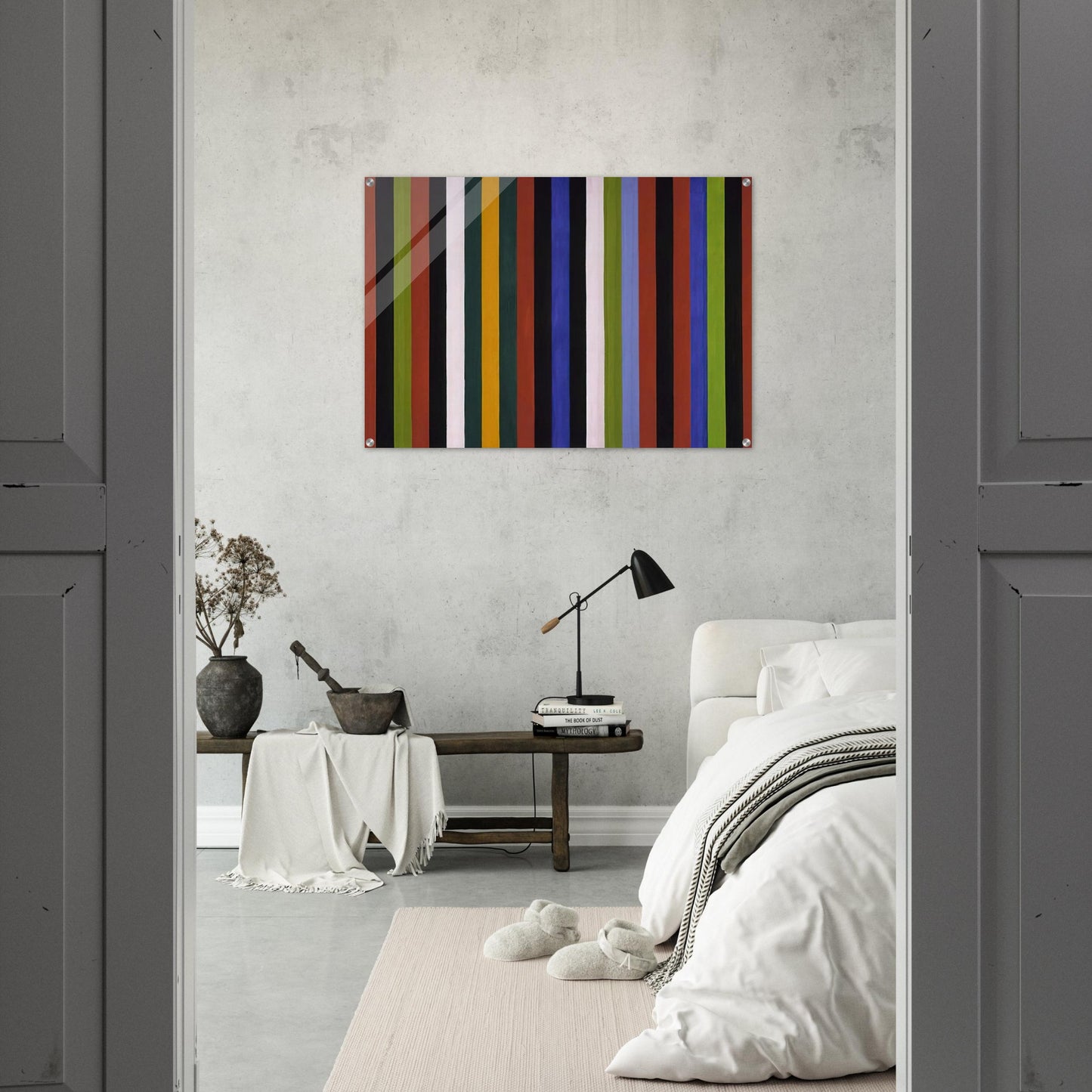 Hot Beat - 1964 - Gene Davis Acrylic Print - 70x100 cm / 28x40″ inches