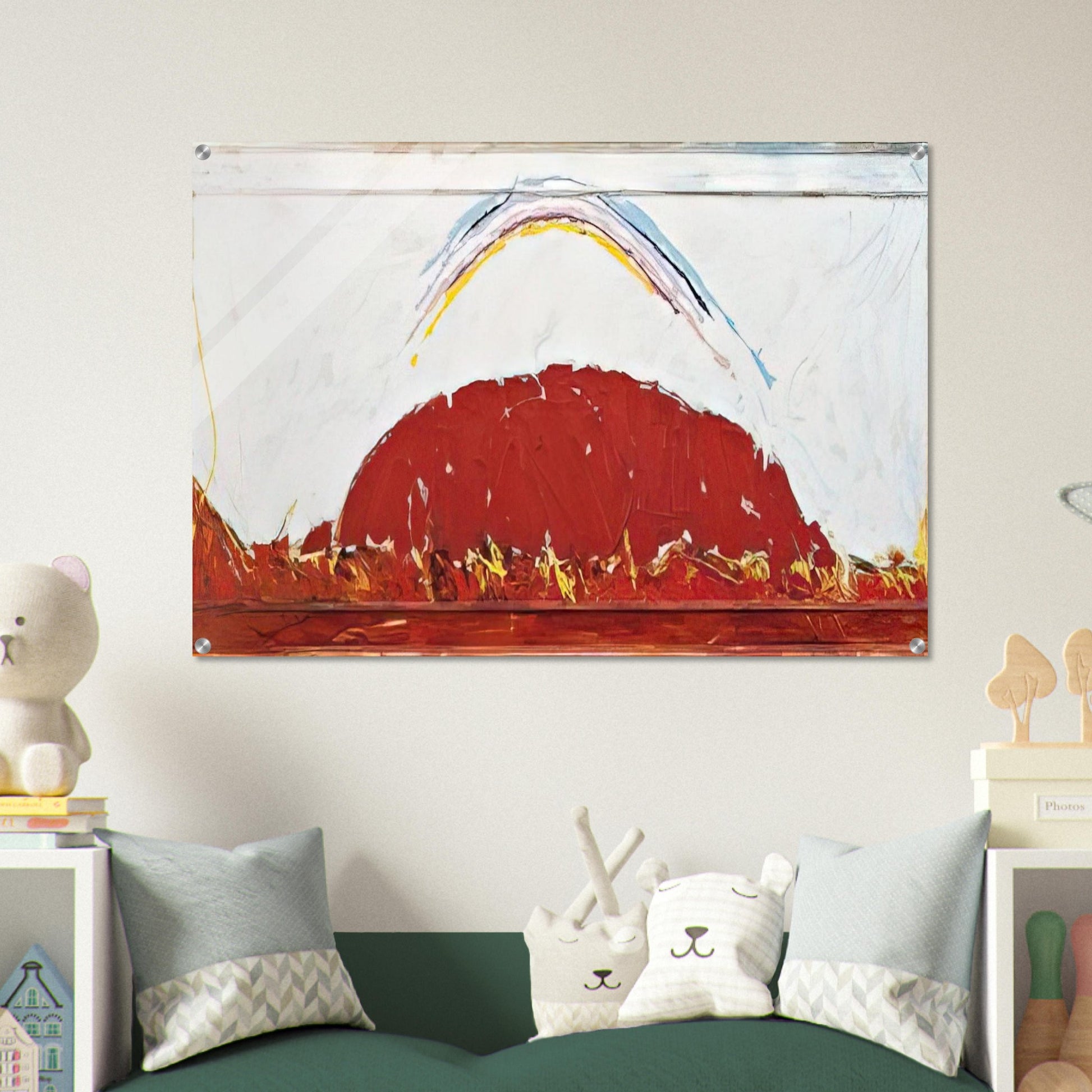 Paesaggio in Australia - 1984 - Mario Schifano Acrylic Print - 70x100 cm / 28x40″ inches