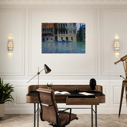 Palazzo Dario - claude monet Brushed Aluminum Print - 70x100 cm / 28x40 inches | claude monet Aluminum Print | claude monet Prints