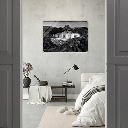HOUSE IN THE LAVA NEAR NUNZIATA - MC Escher Acrylic Print - 70x100 cm / 28x40″ inches | Maurits Cornelis Escher Prints