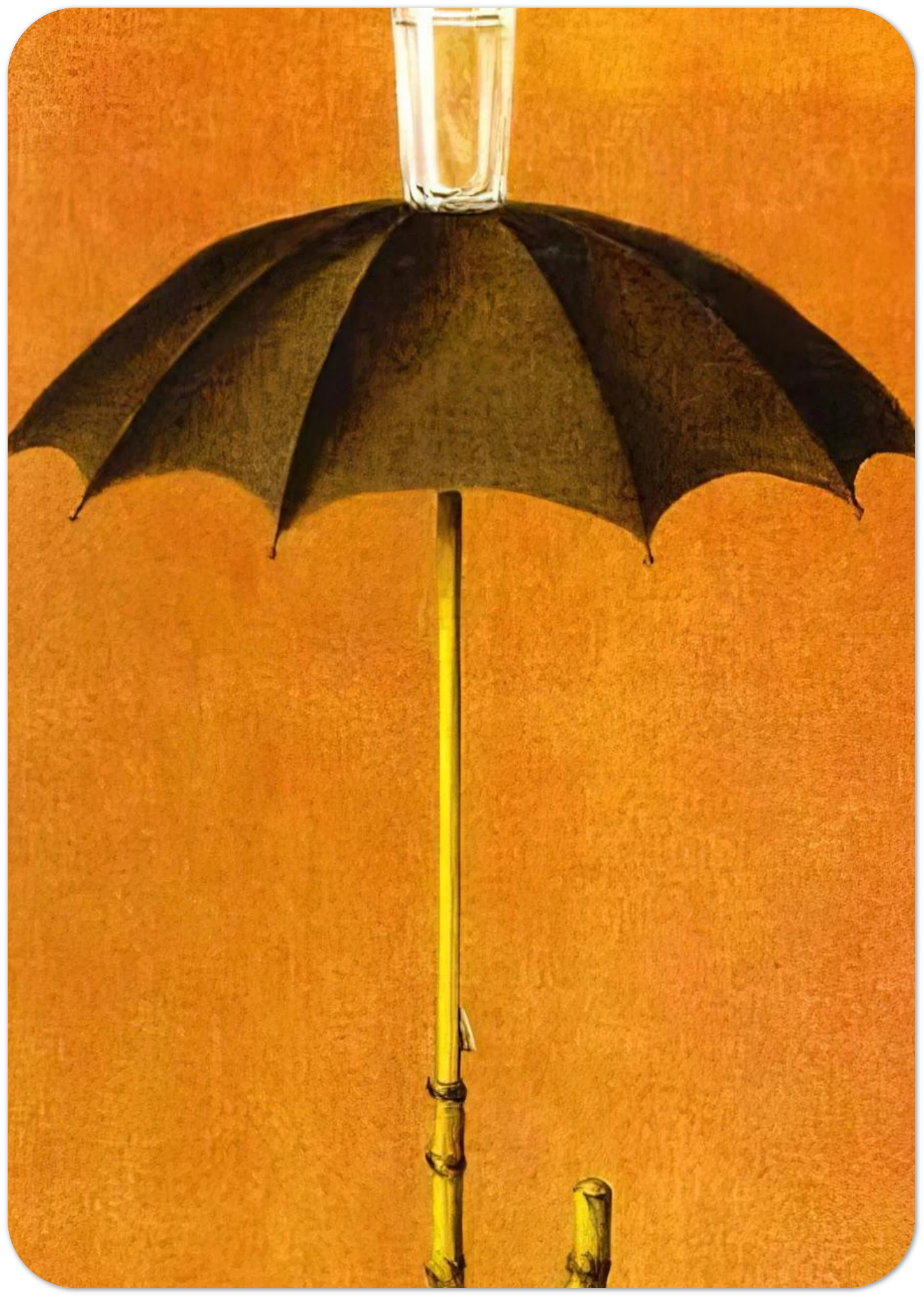 HEGEL S HOLIDAY 1958 By Rene Magritte Pack of 10 Post Cards | Rene Magritte Post Cards | A6 (10.5 x 14.8 cm) - 4.1 x 5.8 inches