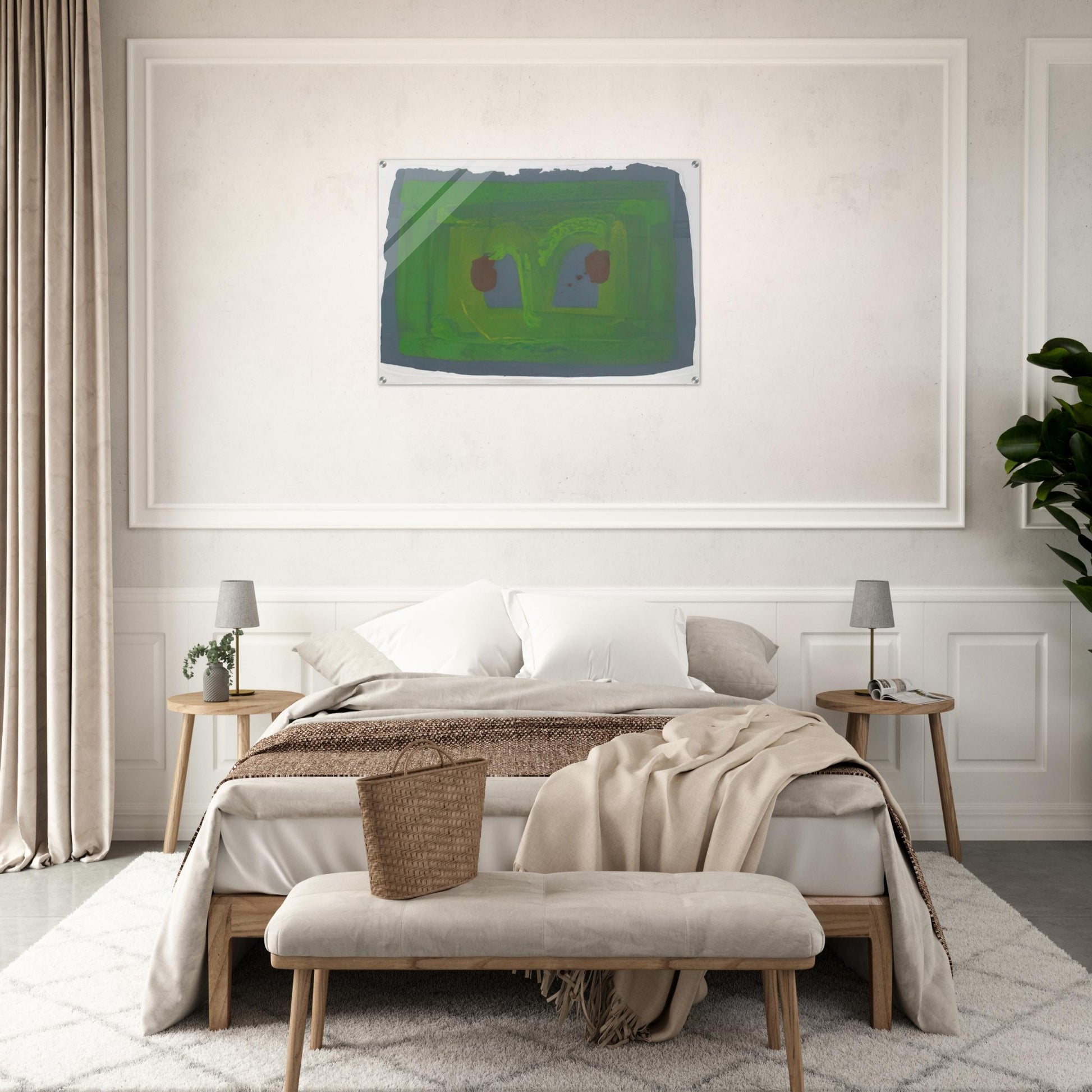 Lotus - 1980 - Howard Hodgkin Acrylic Print - 70x100 cm / 28x40″ inches
