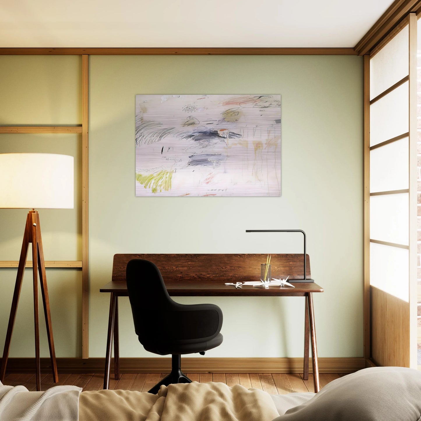 Untitled, Rome - Cy Twombly Brushed Aluminum Print - 70x100 cm / 28x40 inches | Cy Twombly Aluminum Print | Cy Twombly Prints