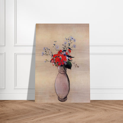 BOUQUET OF FLOWERS 2 - Odilon Redon Brushed Aluminum Print - 70x100 cm / 28x40 inches | Odilon Redon Aluminum Print | Odilon Redon Prints