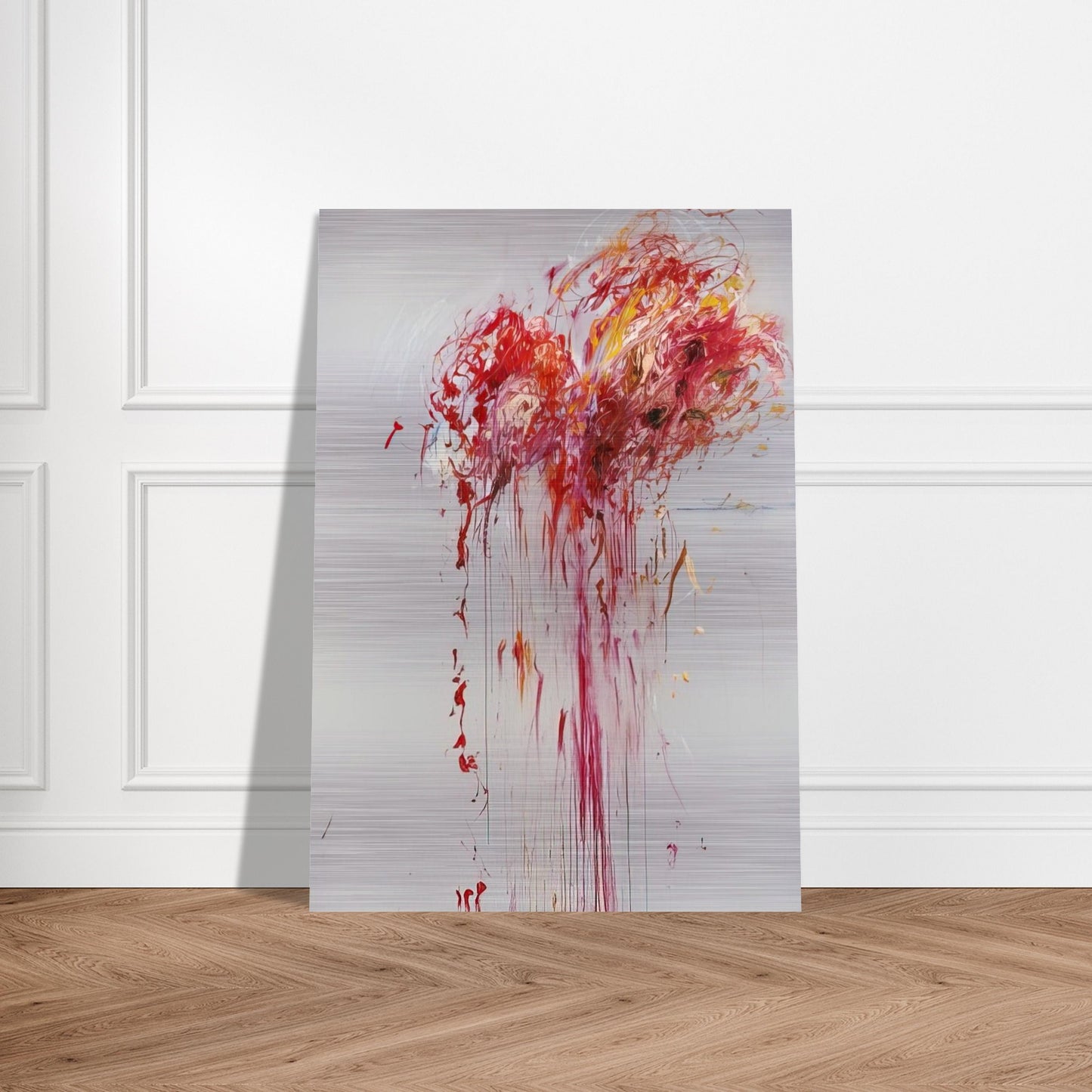 Nine Discourses on Commodus, Part VIII - Cy Twombly Brushed Aluminum Print - 70x100 cm / 28x40 inches | Cy Twombly Aluminum Print | Cy Twombly Prints