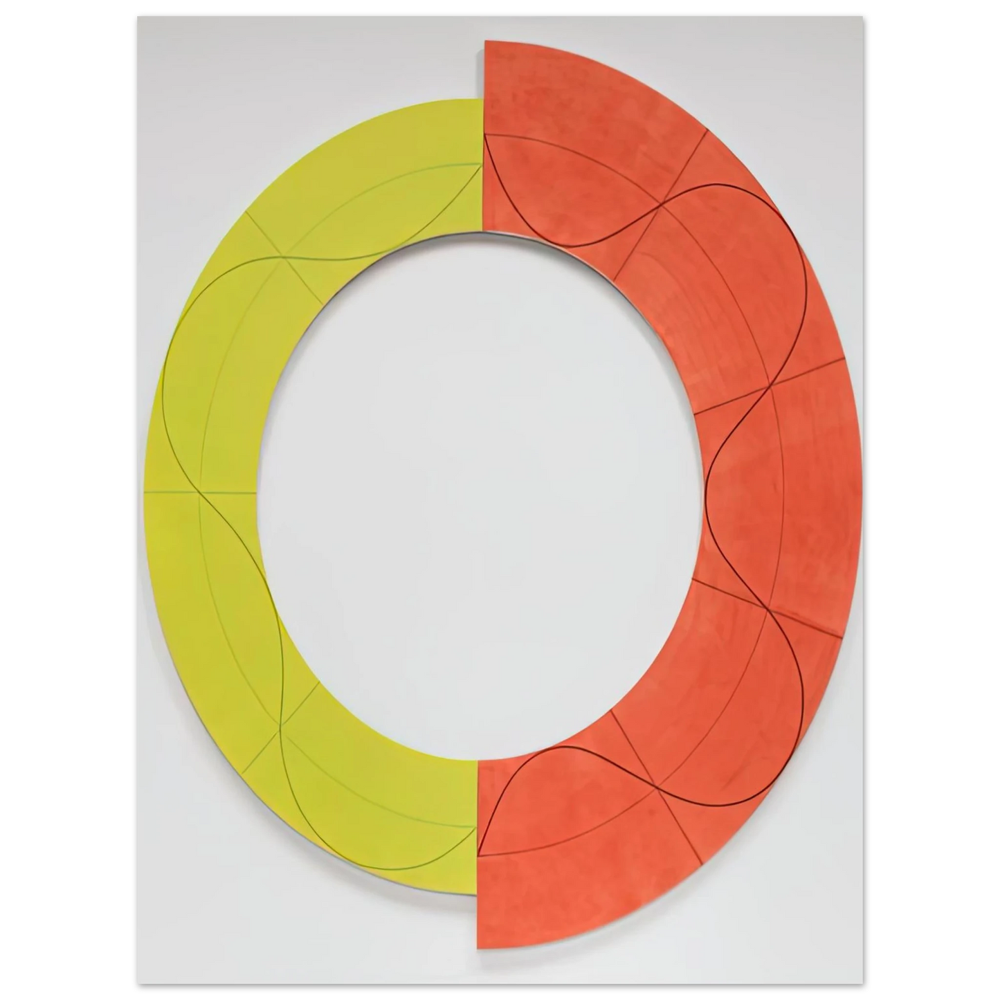 Robert Mangold - SPLIT RING IMAGE 1 2009  75x100 cm / 30x40inches Fine Art Poster