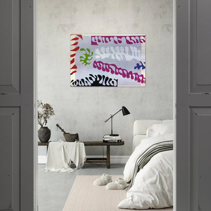CUT OUTS 1 - Henri Matisse Brushed Aluminum Print - 70x100 cm / 28x40 inches | Henri Matisse Aluminum Print | Henri Matisse Prints