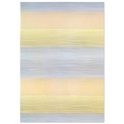 With My Back to the World - Agnes Martin Brushed Aluminum Print - 70x100 cm / 28x40 inches | Agnes Martin Aluminum Print | Agnes Martin Prints