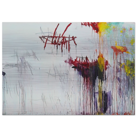 Lepanto, Part VI - Cy Twombly Brushed Aluminum Print - 70x100 cm / 28x40 inches | Cy Twombly Aluminum Print | Cy Twombly Prints