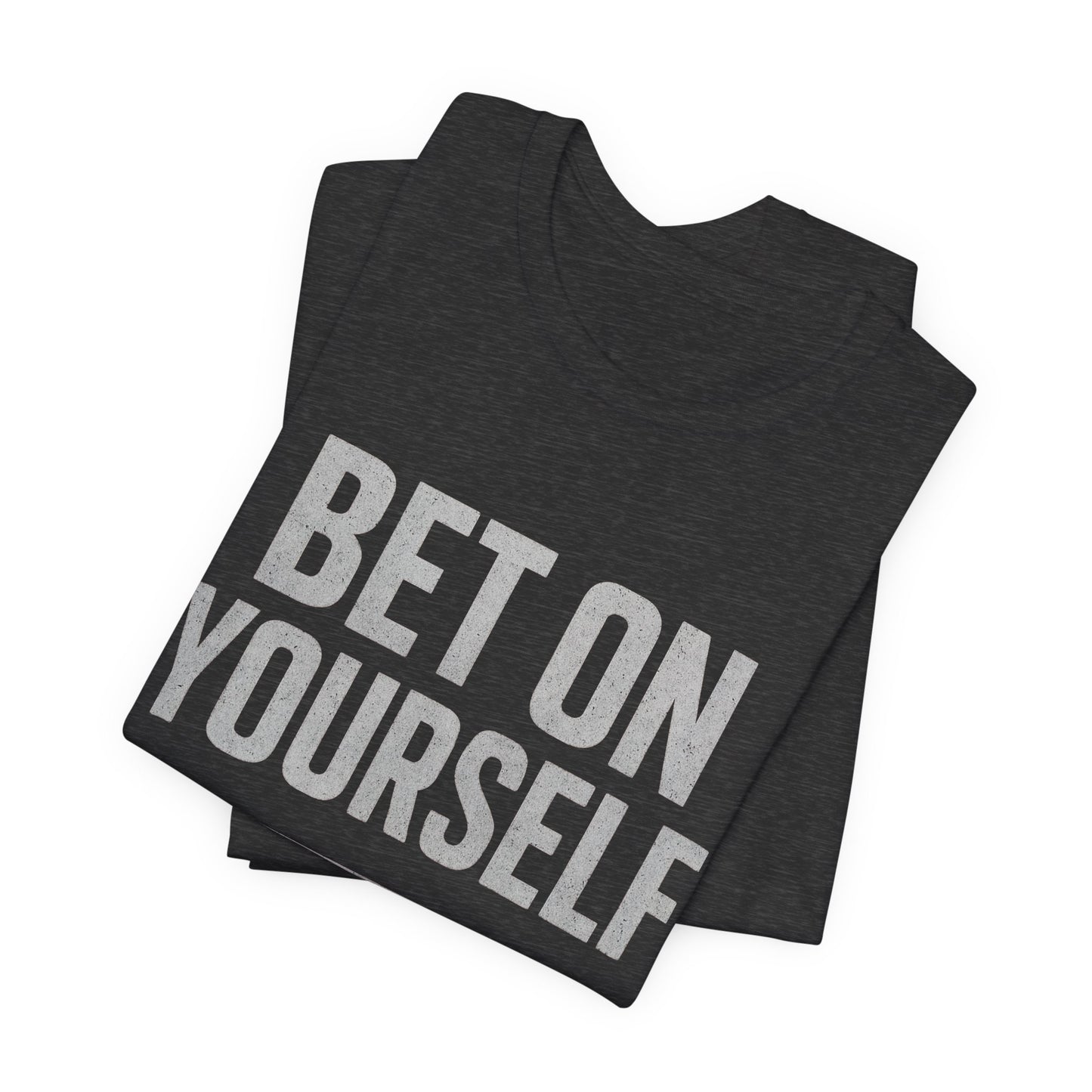 Camiseta de motivación fitness - Gymish Lifestyle Apuesta por ti mismo Camisetas de entrenamiento para hombre