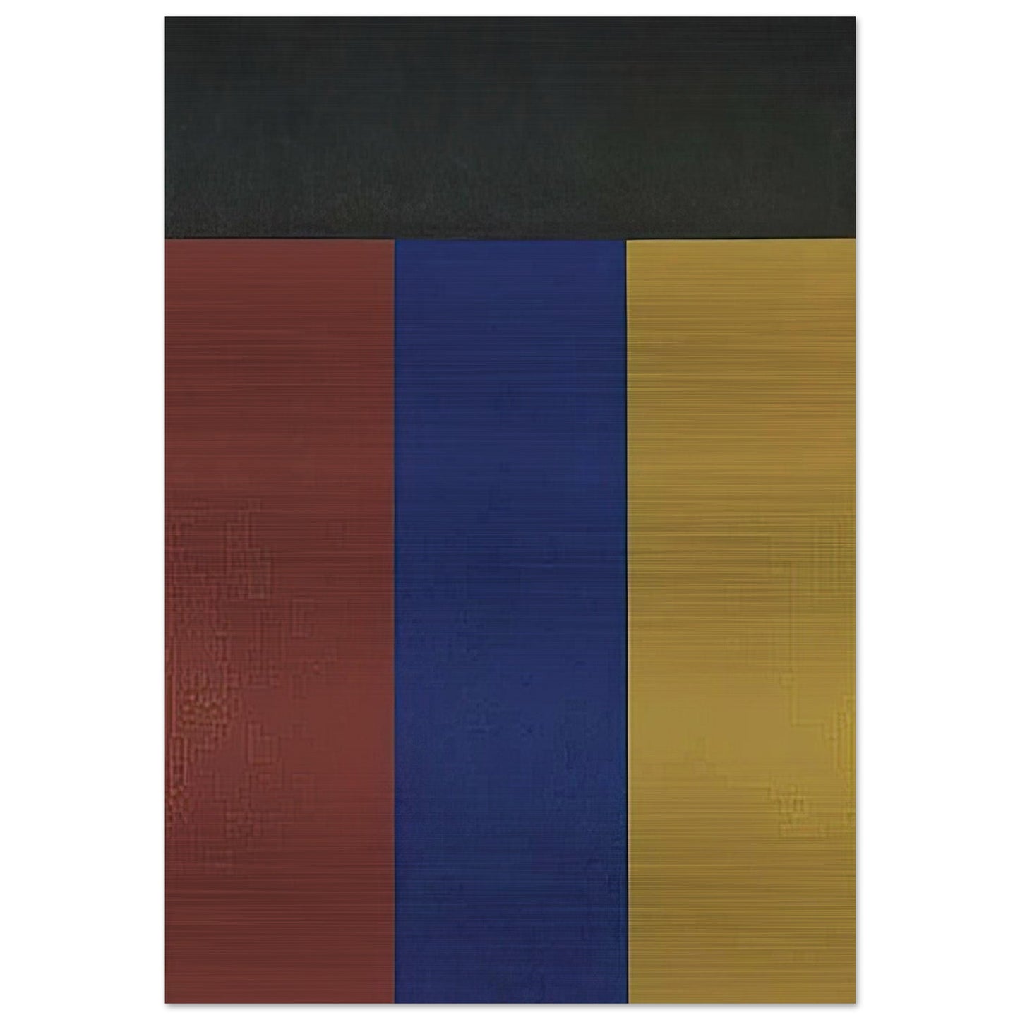 Elements V - 1984 - Brice Marden Brushed Aluminum Print - 70x100 cm / 28x40 inches | Brice Marden Aluminum Print | Brice Marden Prints