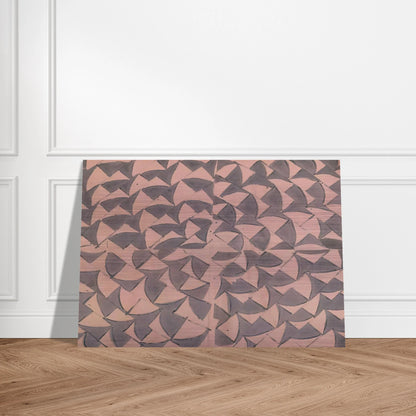 Rosa grigio grande - 1973 - Carla Accardi Brushed Aluminum Print - 70x100 cm / 28x40 inches | Carla Accardi Aluminum Print | Carla Accardi Prints