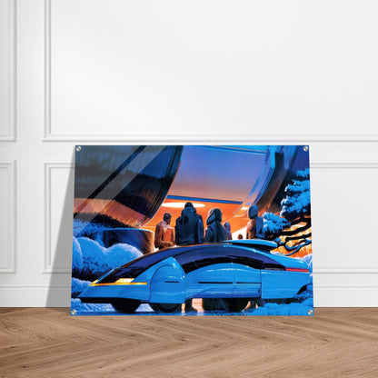 Syd Mead - Syd Mead Acrylic Print - 70x100 cm / 28x40″ inches | Syd Mead Wall Art | Syd Mead Prints