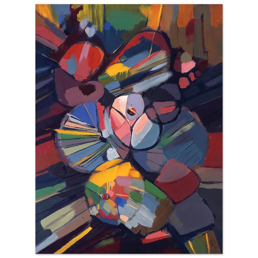 Gebre Kristos Desta - Crystalline - 1975  75x100 cm / 30x40inches Fine Art Poster