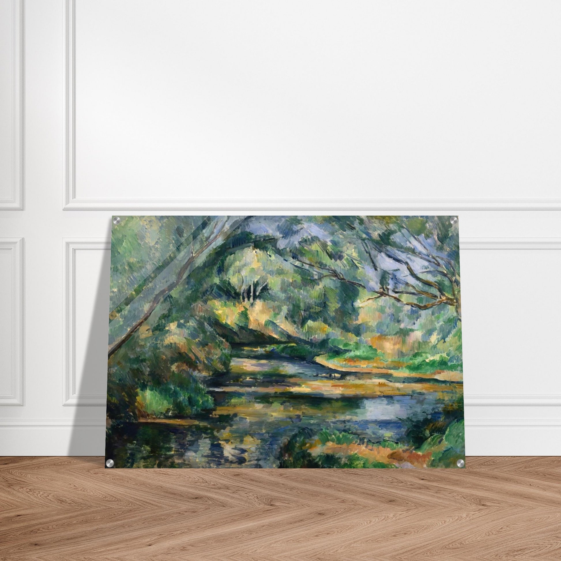 The Brook - Paul Cézanne Acrylic Print - 70x100 cm / 28x40″ inches