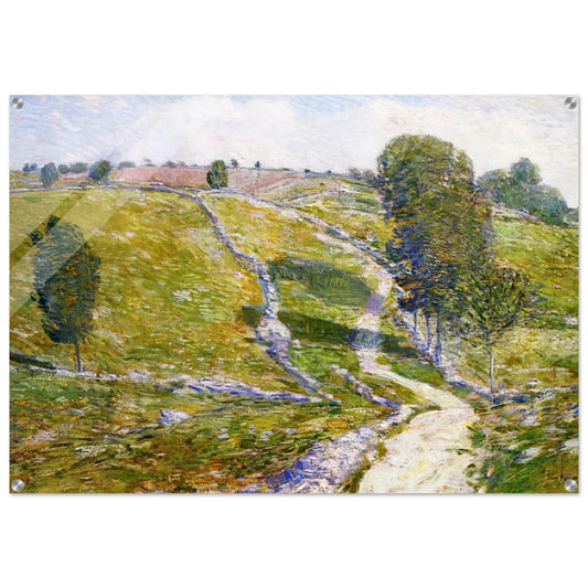 Road to the Land of Nod - Childe Hassam Acrylic Print - 70x100 cm / 28x40″ inches