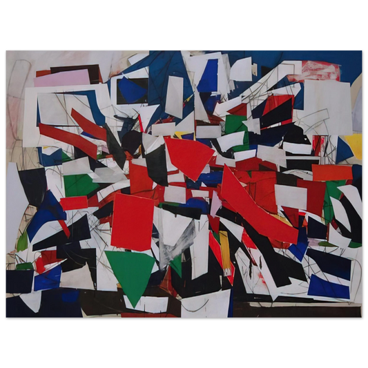 Robert Goodnough - Struggle - 1967  75x100 cm / 30x40inches Fine Art Poster