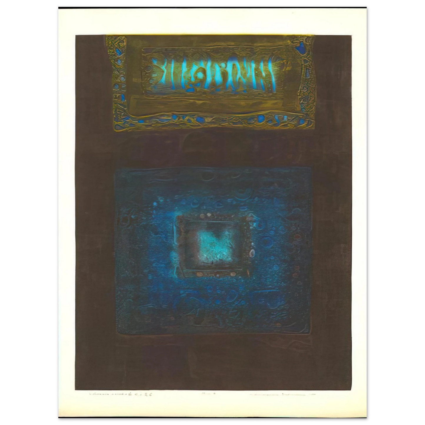 Hiroyuki Tajima - Volcanic Rocks B - 1970  75x100 cm / 30x40inches Fine Art Poster