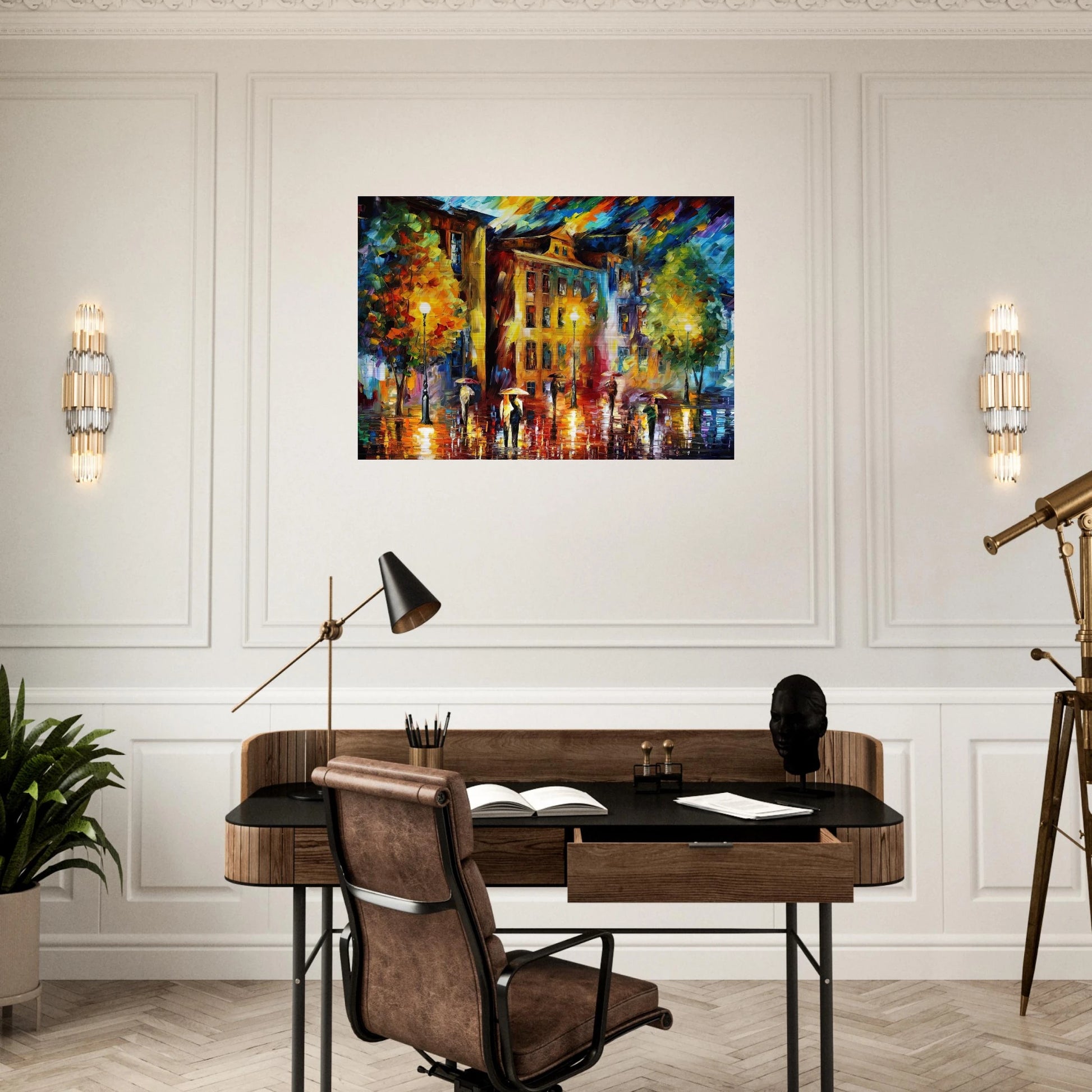 Leonid Afremov - Leonid Afremov Brushed Aluminum Print - 70x100 cm / 28x40 inches | Leonid Afremov Aluminum Print | Leonid Afremov Prints
