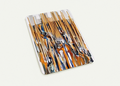 Paintbrushes  Violin - II - 1980 By Arman Pack of 10 Post Cards | Arman Post Cards | A6 (10.5 x 14.8 cm) - 4.1 x 5.8 inches